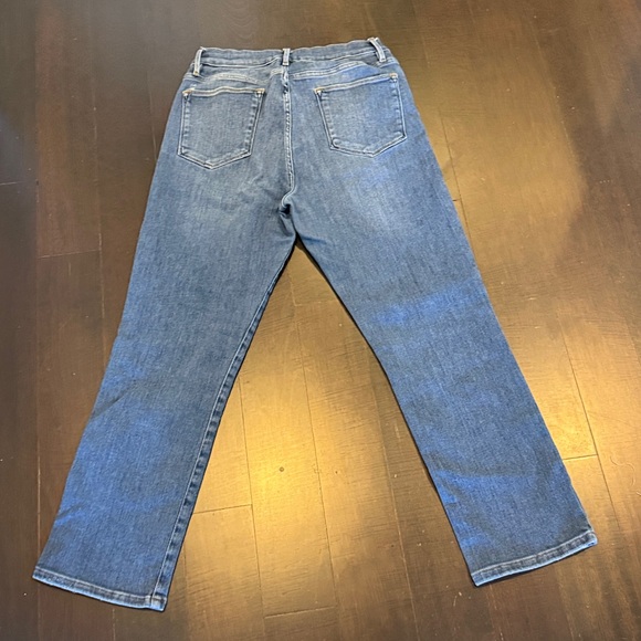 Frame Denim LeHigh Straight Jeans in Classic Blue - Picture 6 of 9